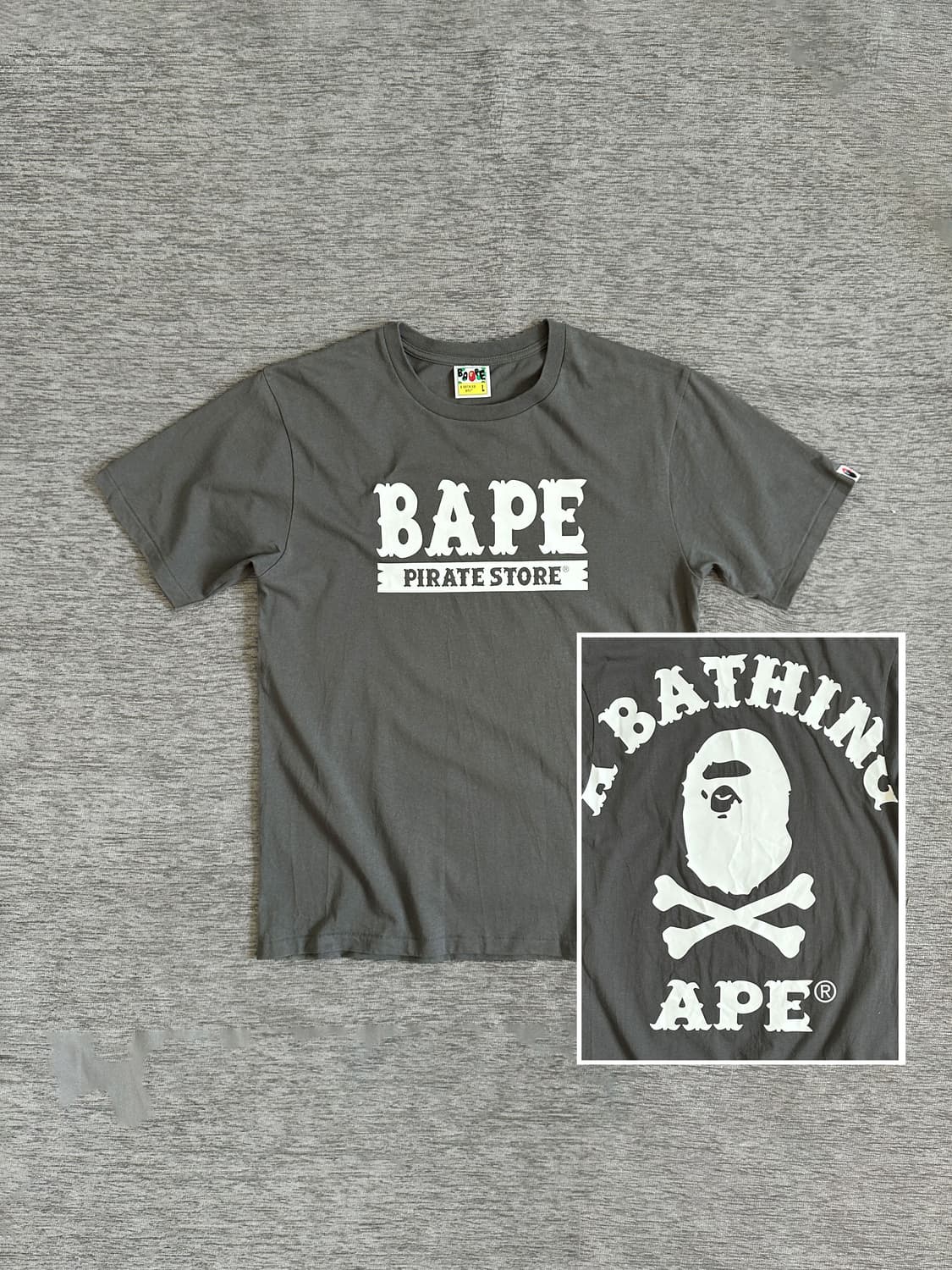 Bape 해적샵 크로스본 반팔티 상품이미지1