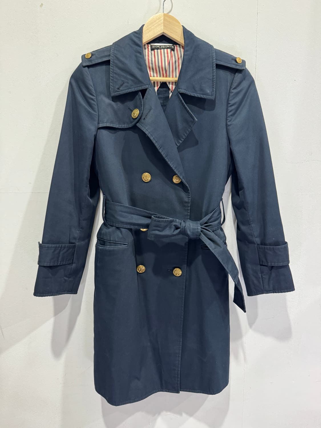 톰브라운 네이비 트렌치 코트 Size 2 정품 상품이미지1