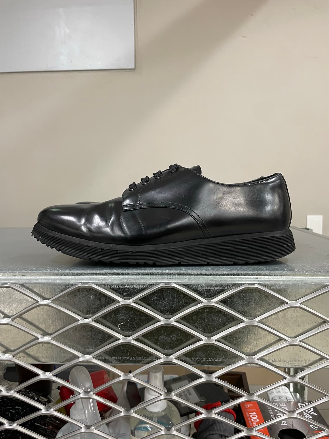 프라다 레이스업 더비 블랙 8 상품이미지1