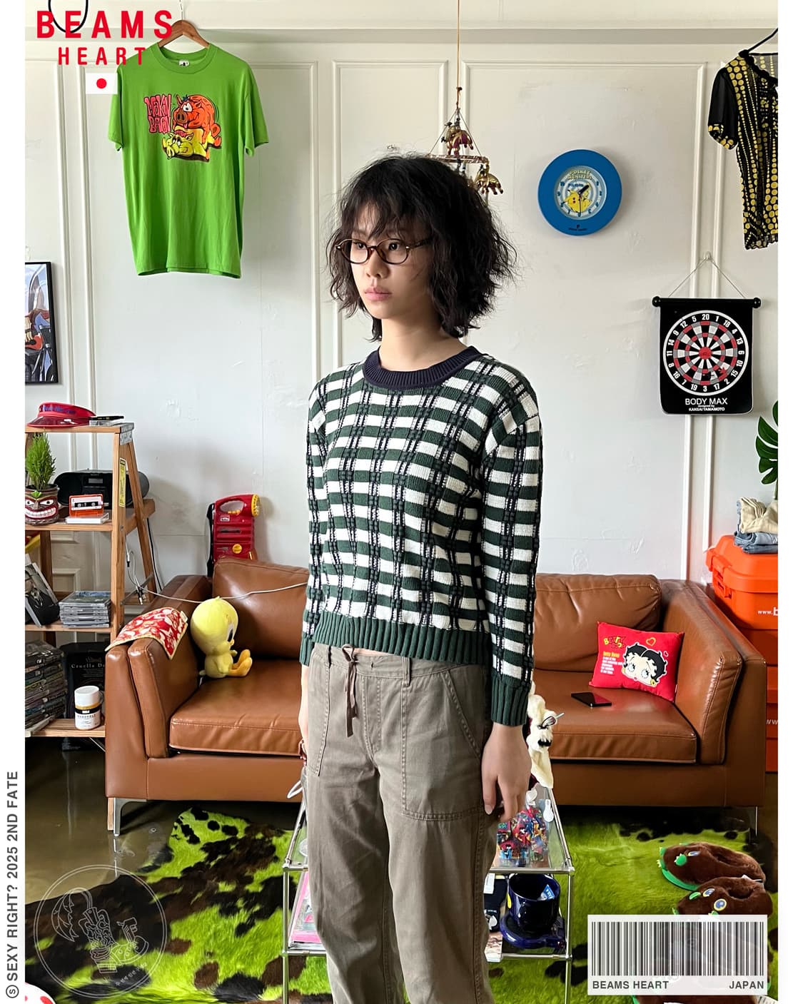 BEAMS Heart Japanese 3D Cable Knit 상품이미지1