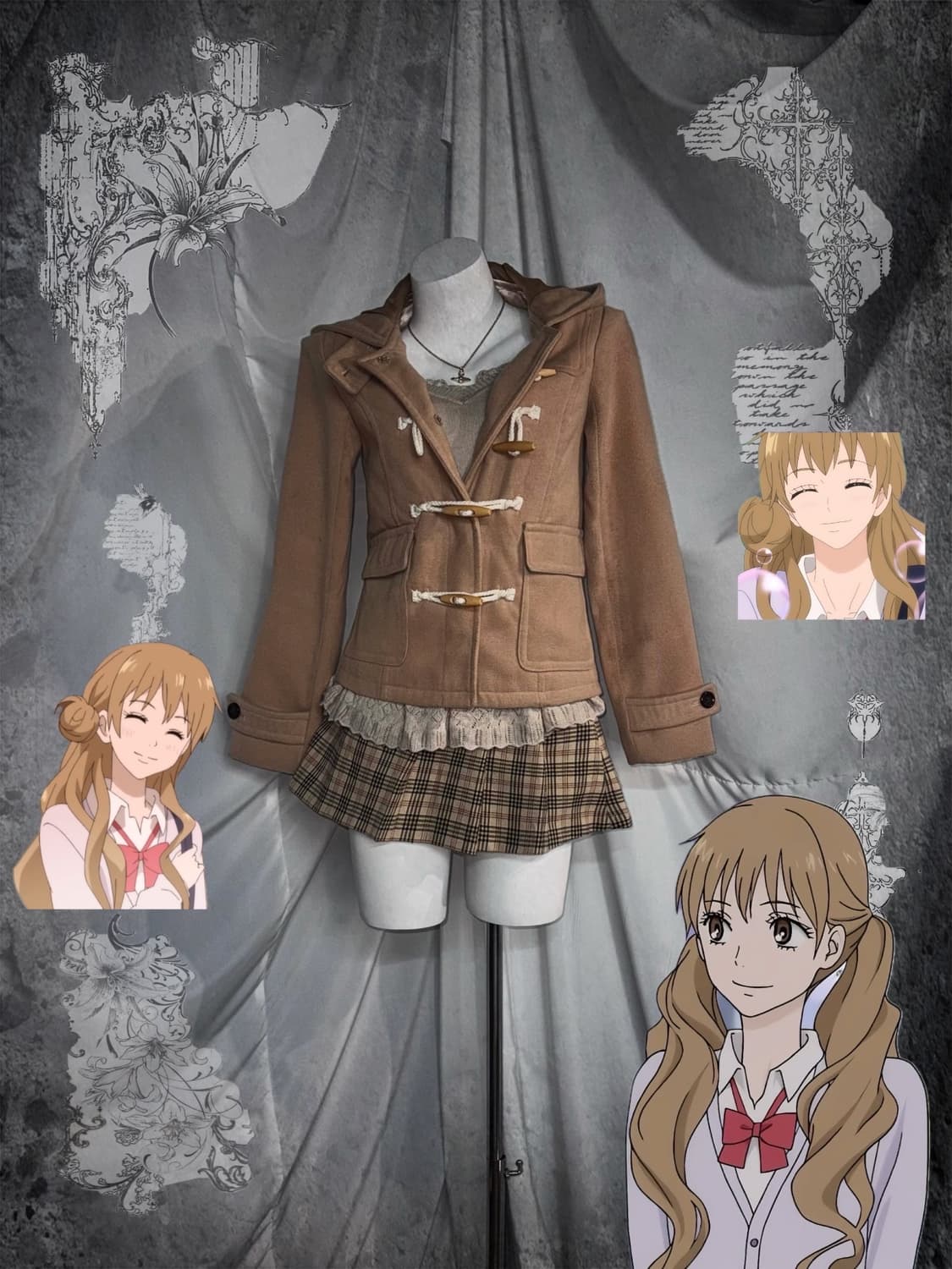 세실맥비 잉그니 쿠루미깔 라떼 니혼진 갸루 코디세트  상품이미지1