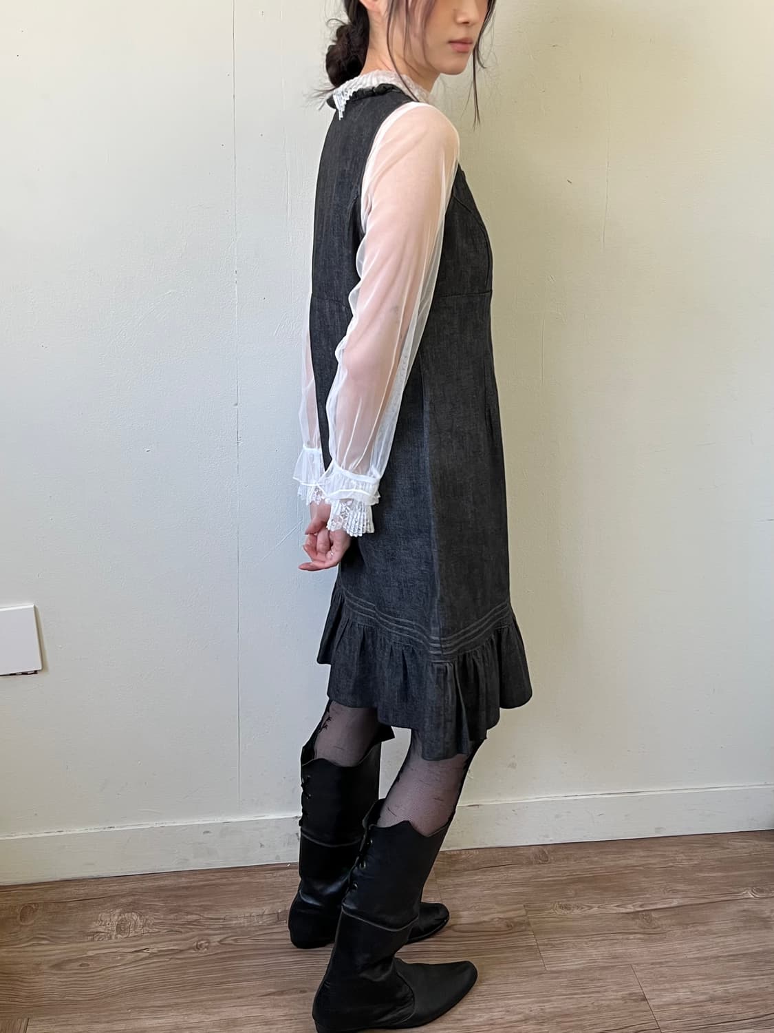 peyton place 데님 원피스 상품이미지6