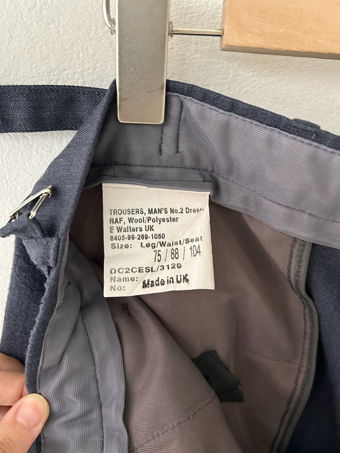 British RAF No.2 Blue / Grey Dress Pants 상품이미지5