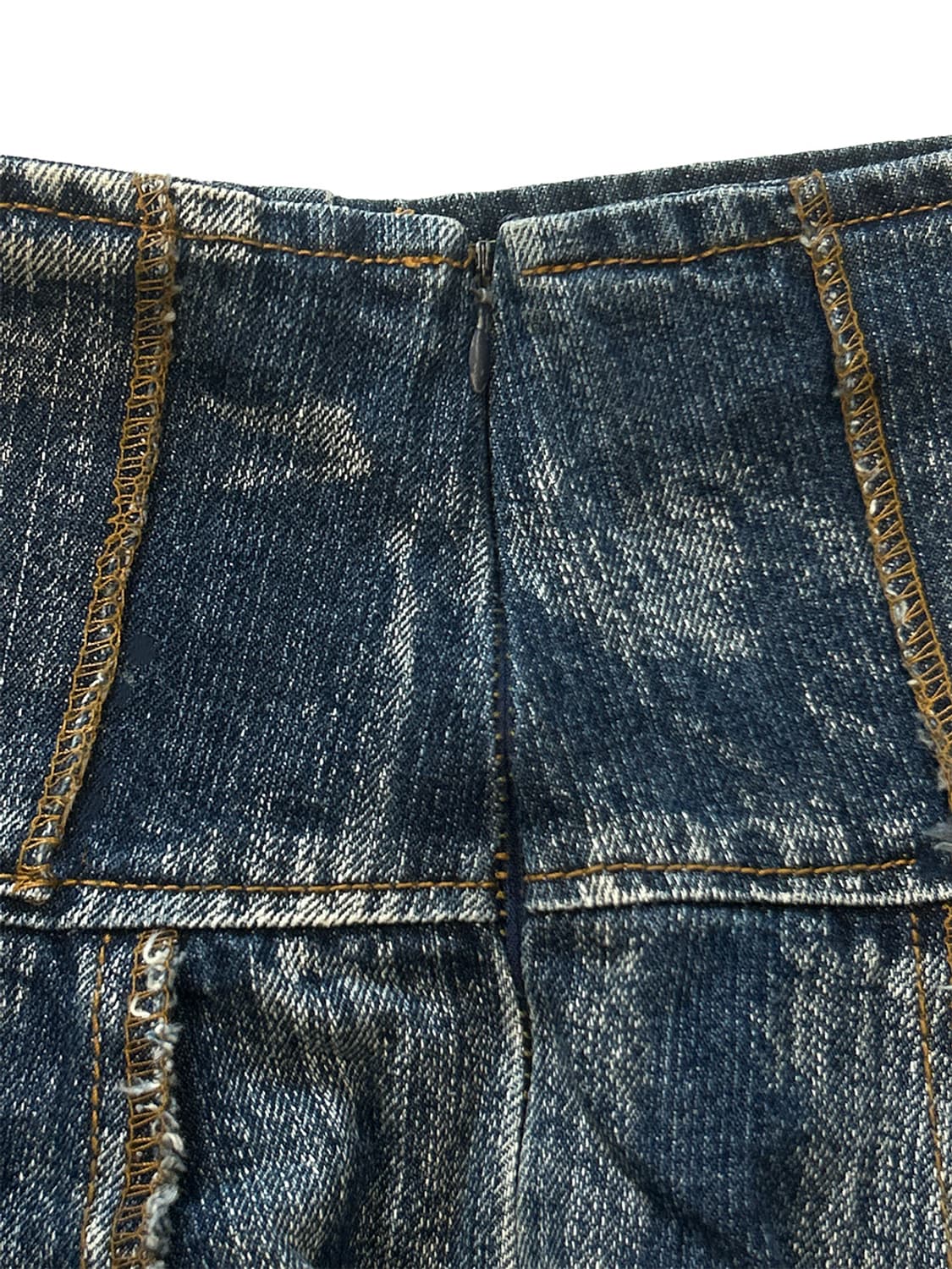 Damage detail denim skirt  상품이미지3