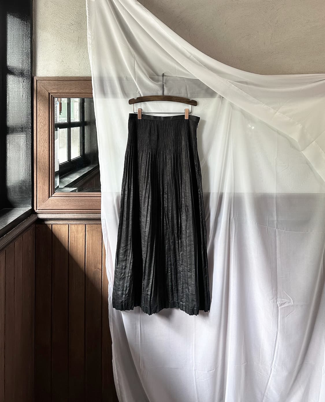 JPV pleated long skirt 상품이미지5