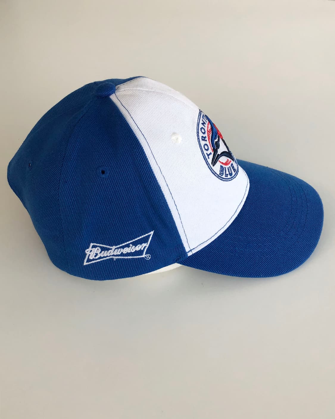 미국 빈티지 토론토 블루제이스 자수 블루 배색 볼캡 모자 상품이미지5