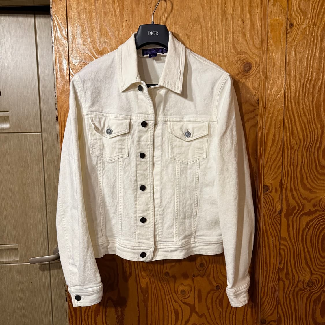 랄프로렌 퍼플라벨 화이트 데님 트러커 자켓 상품이미지1