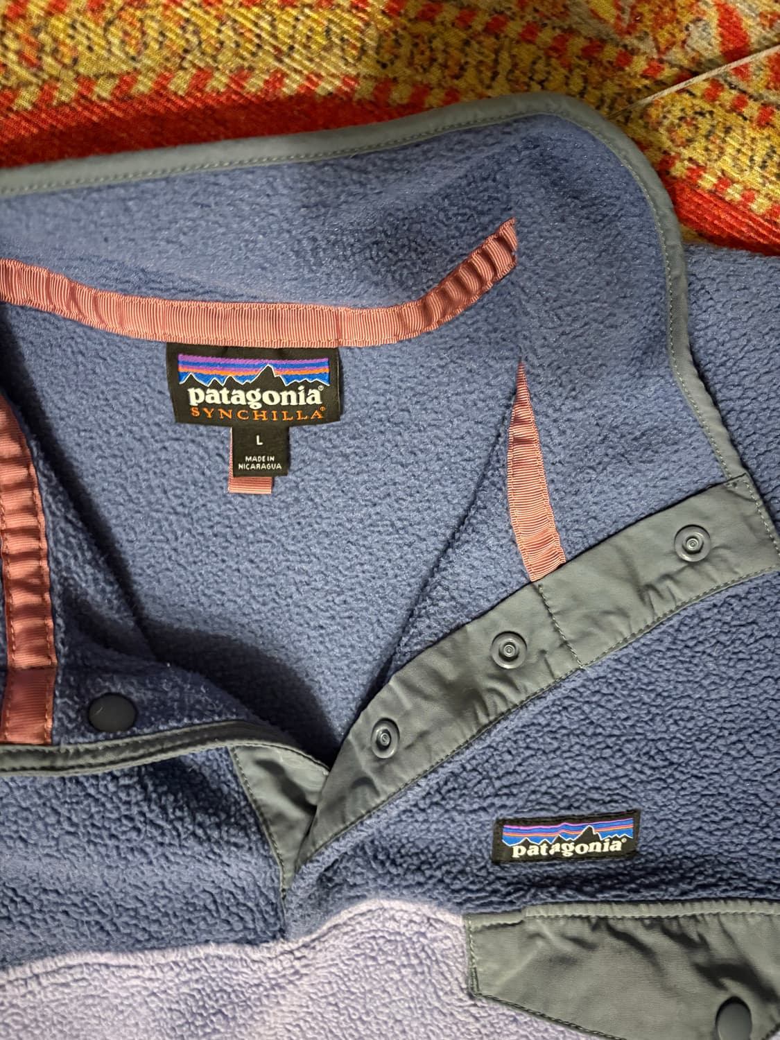 빈티지 파타고니아 신칠라 스냅 풀오버 상품이미지2
