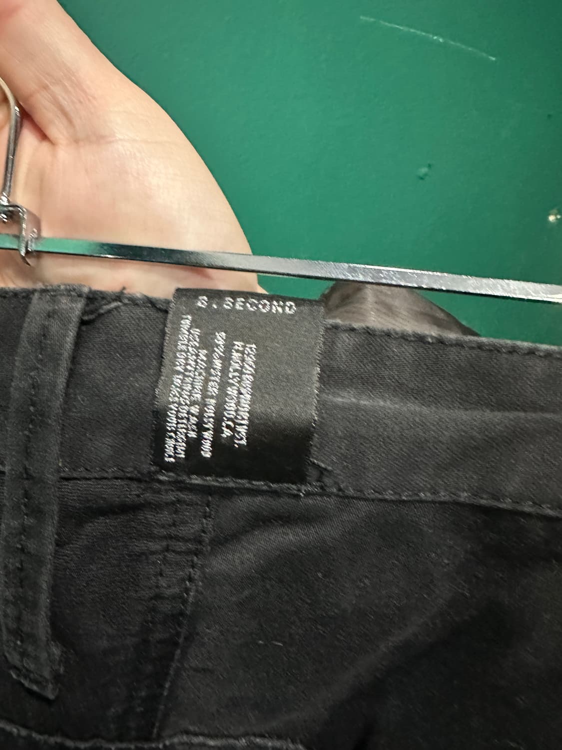 빈티지 사이드절개 블랙팬츠 30-31 상품이미지4