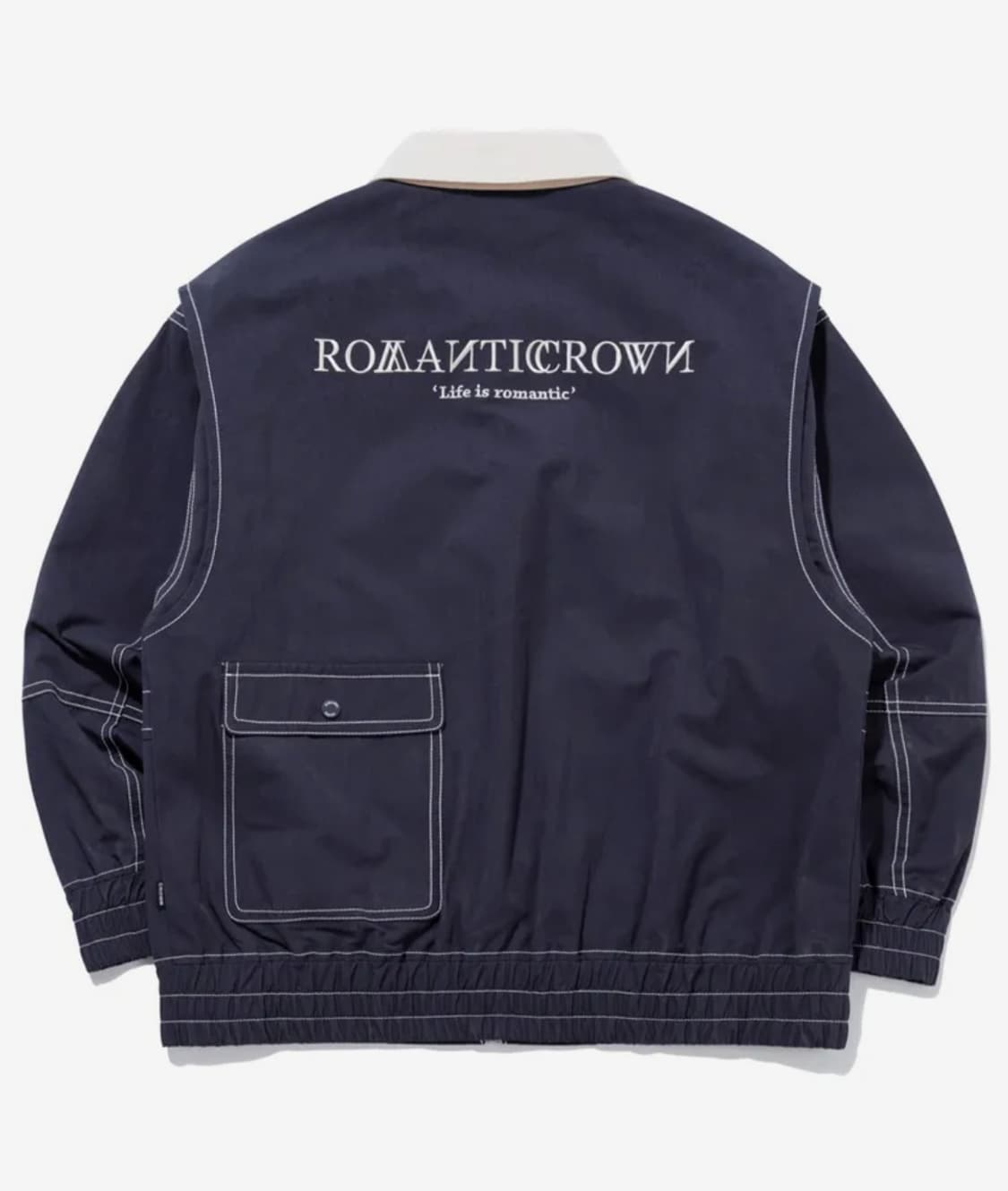 로맨틱크라운 RMTCRW 필드 자켓 네이비 (XL) 상품이미지3