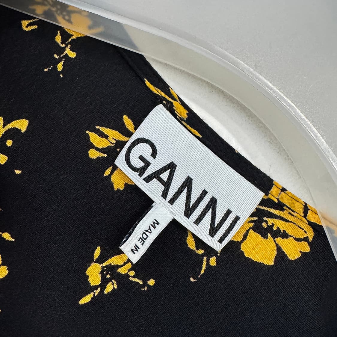 가니 GANNI 플로럴 크레이프 드레스 상품이미지3