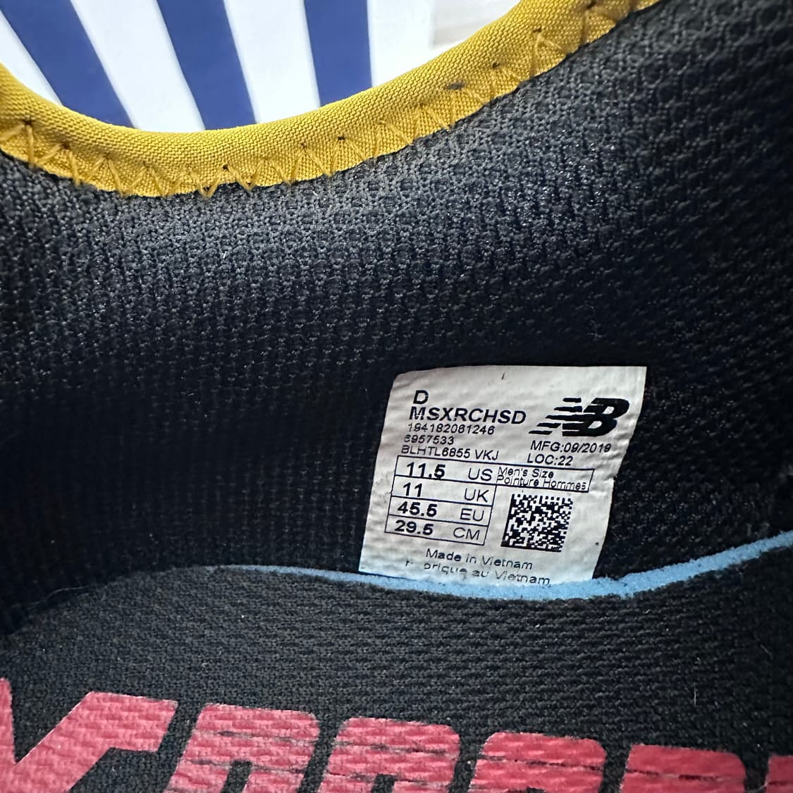 뉴발란스 XRacer 블루 스니커즈 운동화 295 상품이미지8