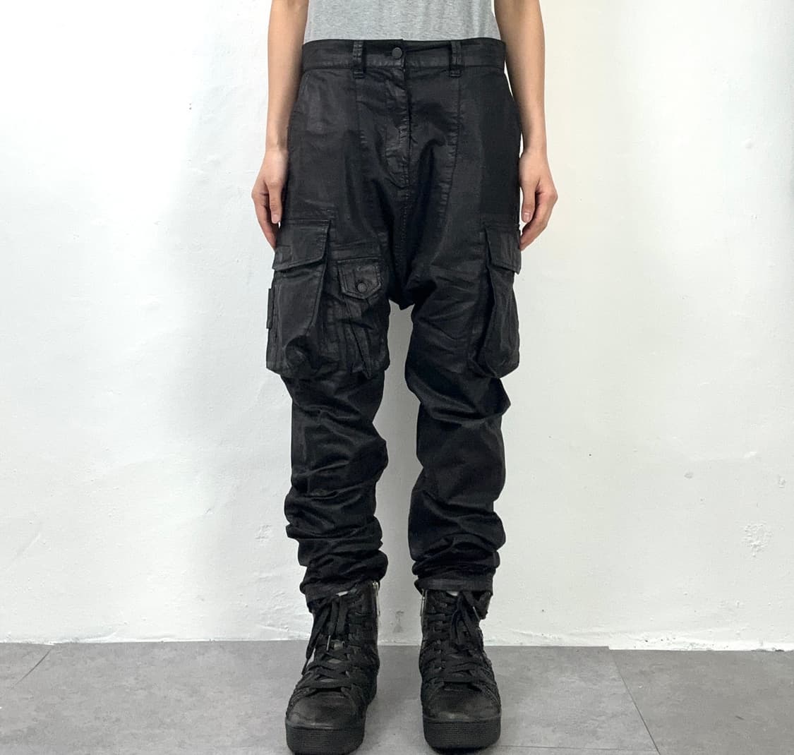 Tornado Mart Coated Sarrouel Cargo Pants 상품이미지1