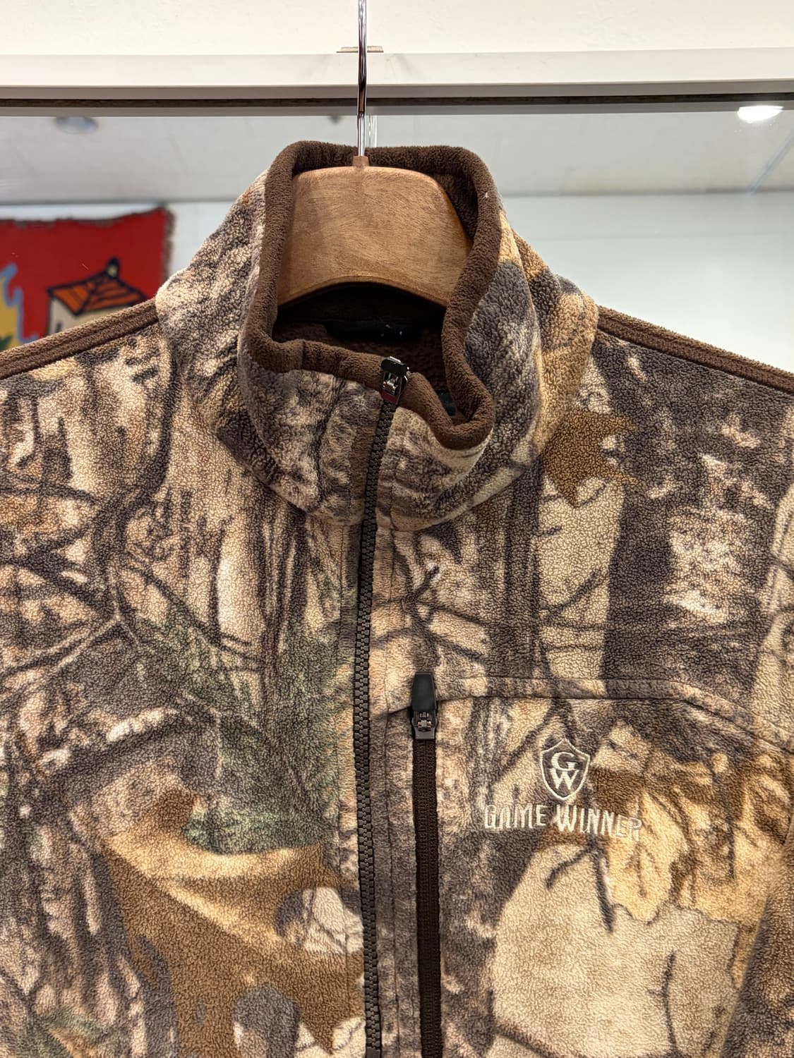 Game Winner 빈티지 리얼트리 하프넥 쿼터 집업 플리스 상품이미지2