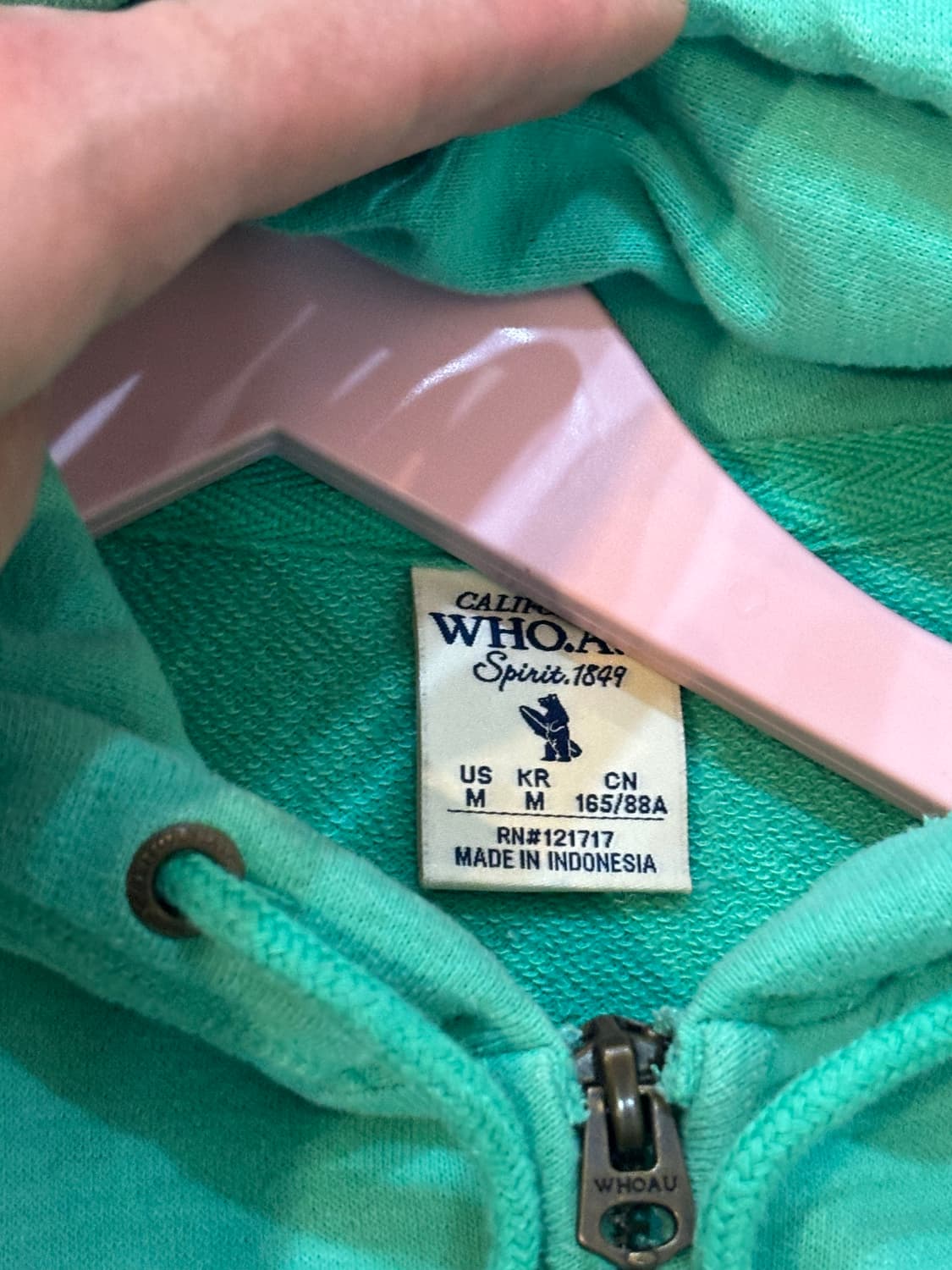 후아유 여성 후드집업 M사이즈 상품이미지5