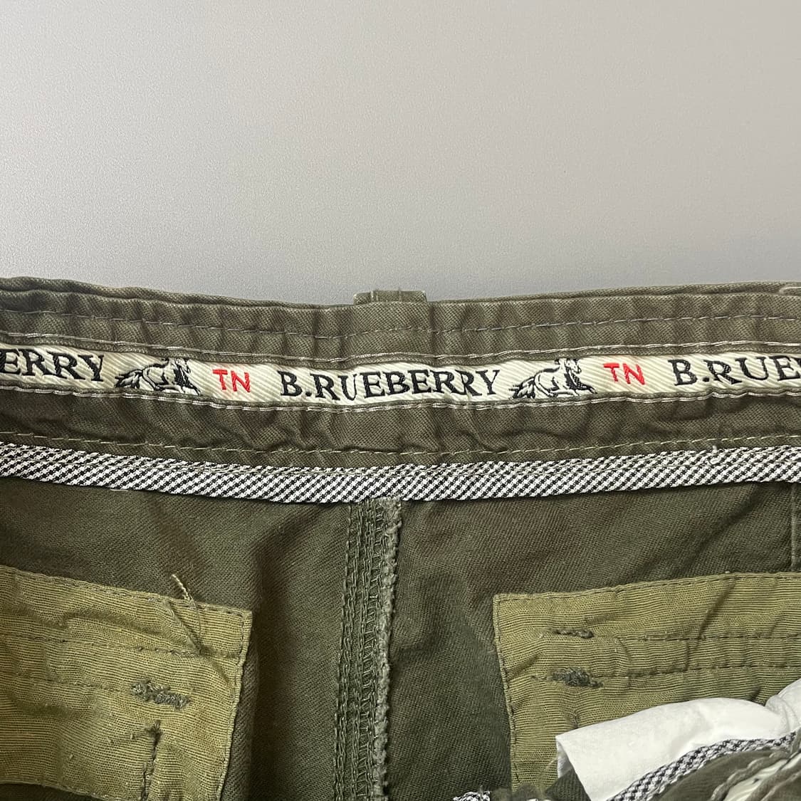 (32) 빈티지 카키 카고 하프팬츠 상품이미지4