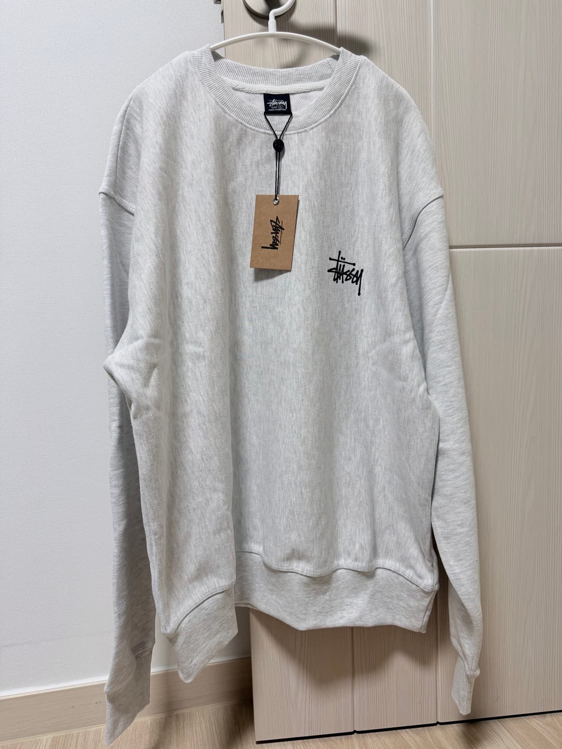 스투시 쭈리원단 베이직 맨투맨 새상품 상품이미지2