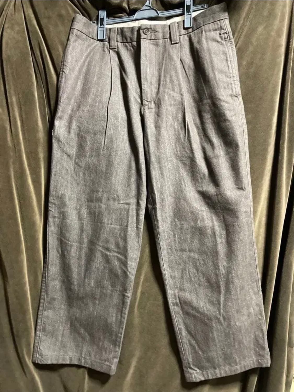 유니클로c 턱스트레이트팬츠 데님 82 상품이미지2