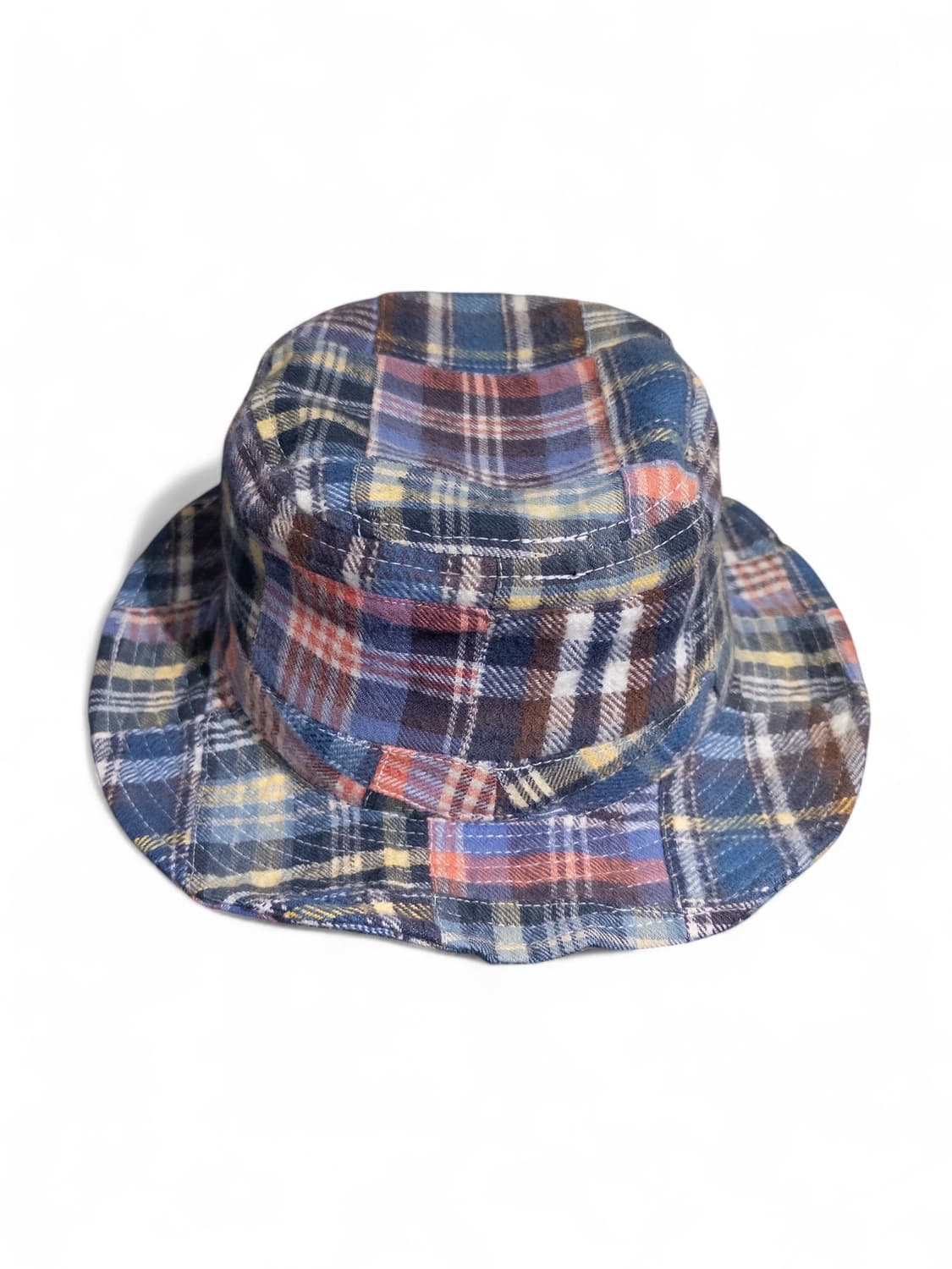 Override Patchwork Madras Bucket Hat 상품이미지1