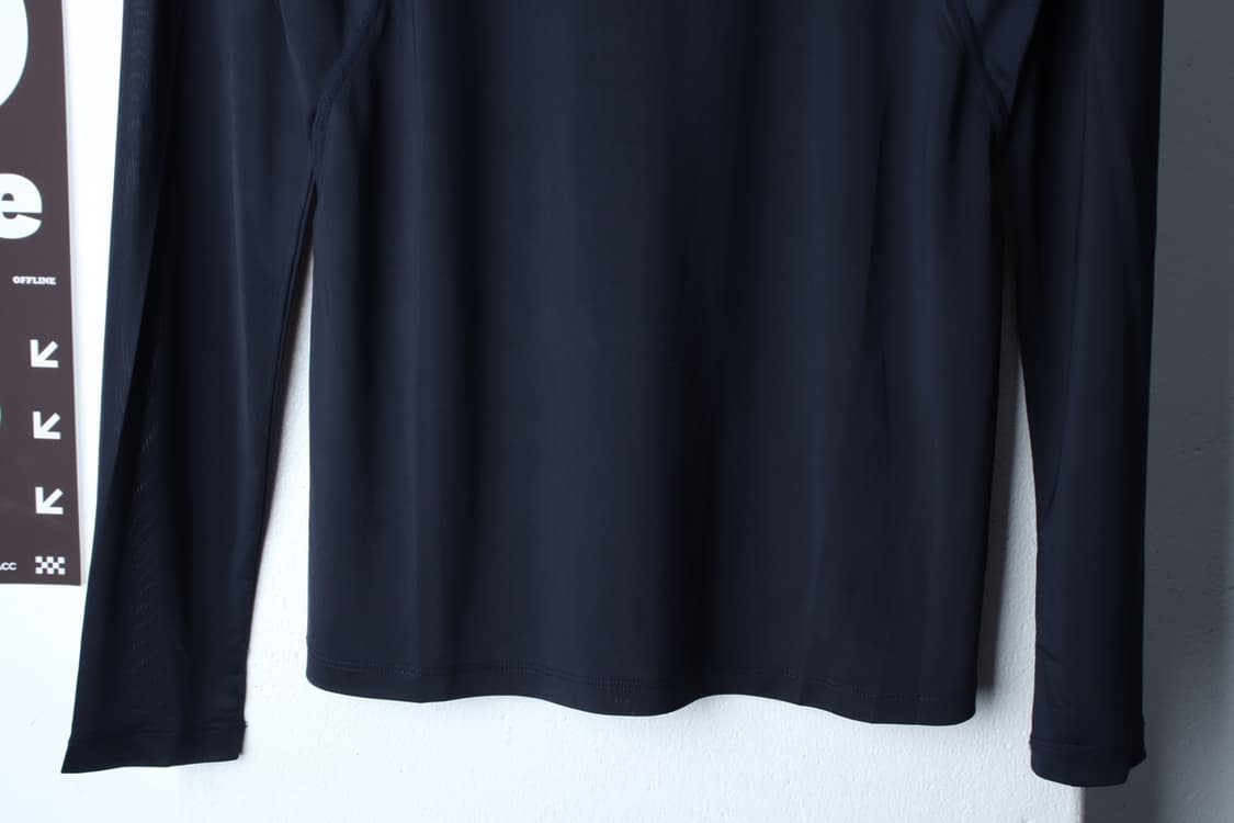 (L-XL) 헨리코튼 긴팔티셔츠 골프 기능성 네이비-H33049 상품이미지4