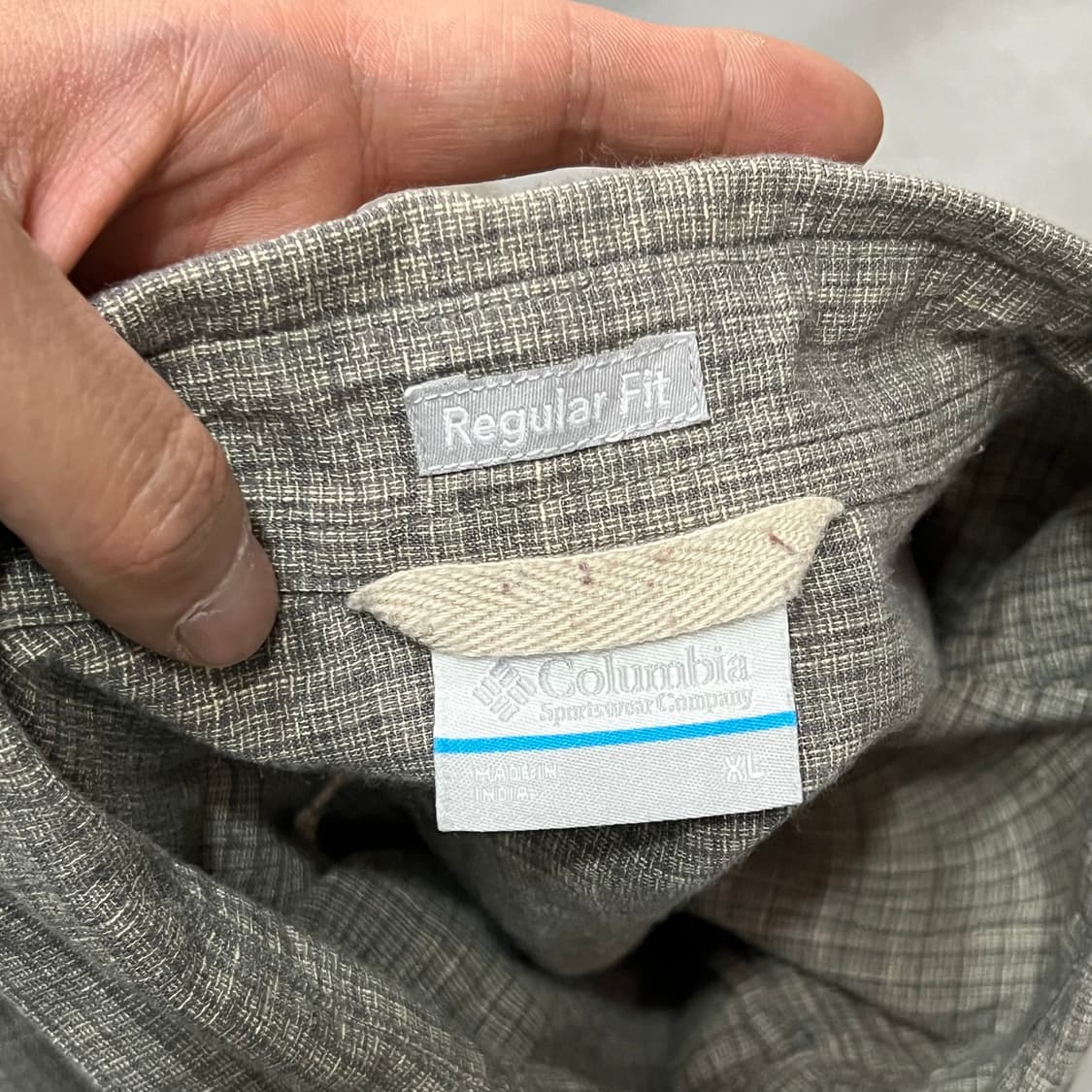  컬럼비아 체크 하프 셔츠 y16332 상품이미지6