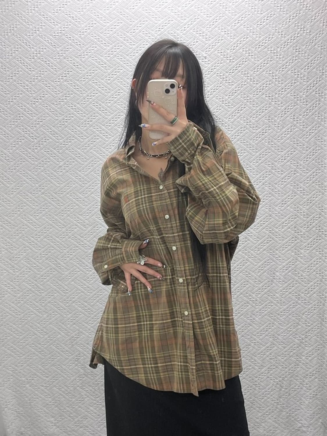 폴로 랄프로렌 빈티지 컨트리 오버핏 체크 셔츠 XL C07646 상품이미지1