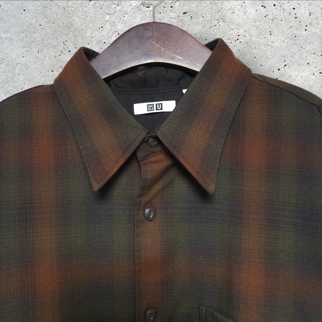 유니클로 헤비플란넬 오버사이즈 체크 셔츠 (105/XL) 상품이미지2