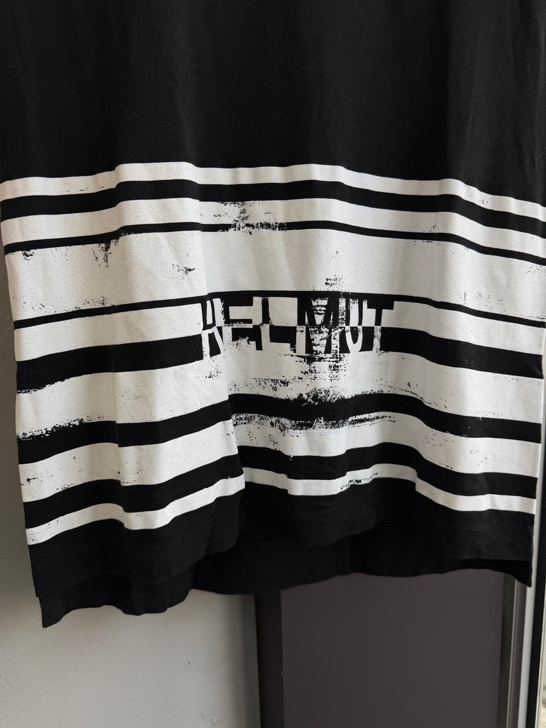 S/ 헬무트랭 디스트레스드 저지 아카이브 반팔 상품이미지5