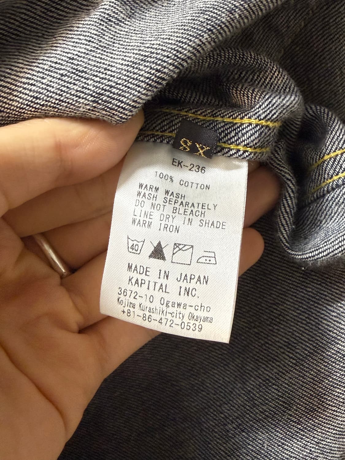 캐피탈 데님 원피스 상품이미지4