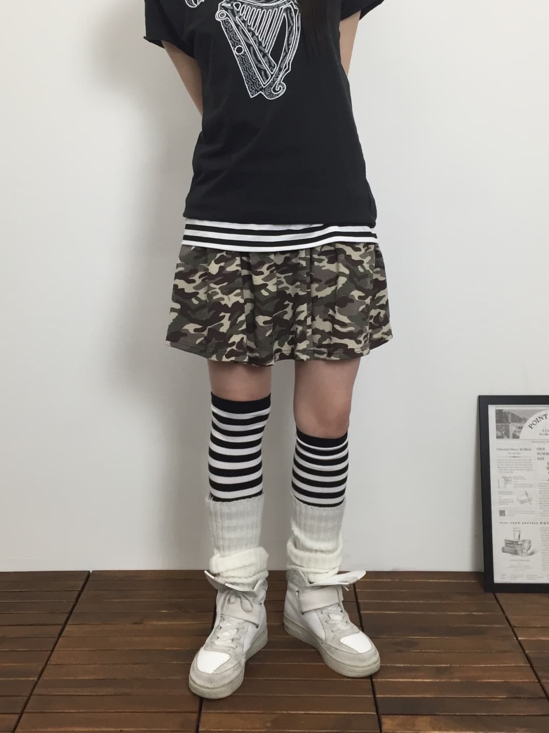 Jpn Y2k Camo Mini Skirts 상품이미지1