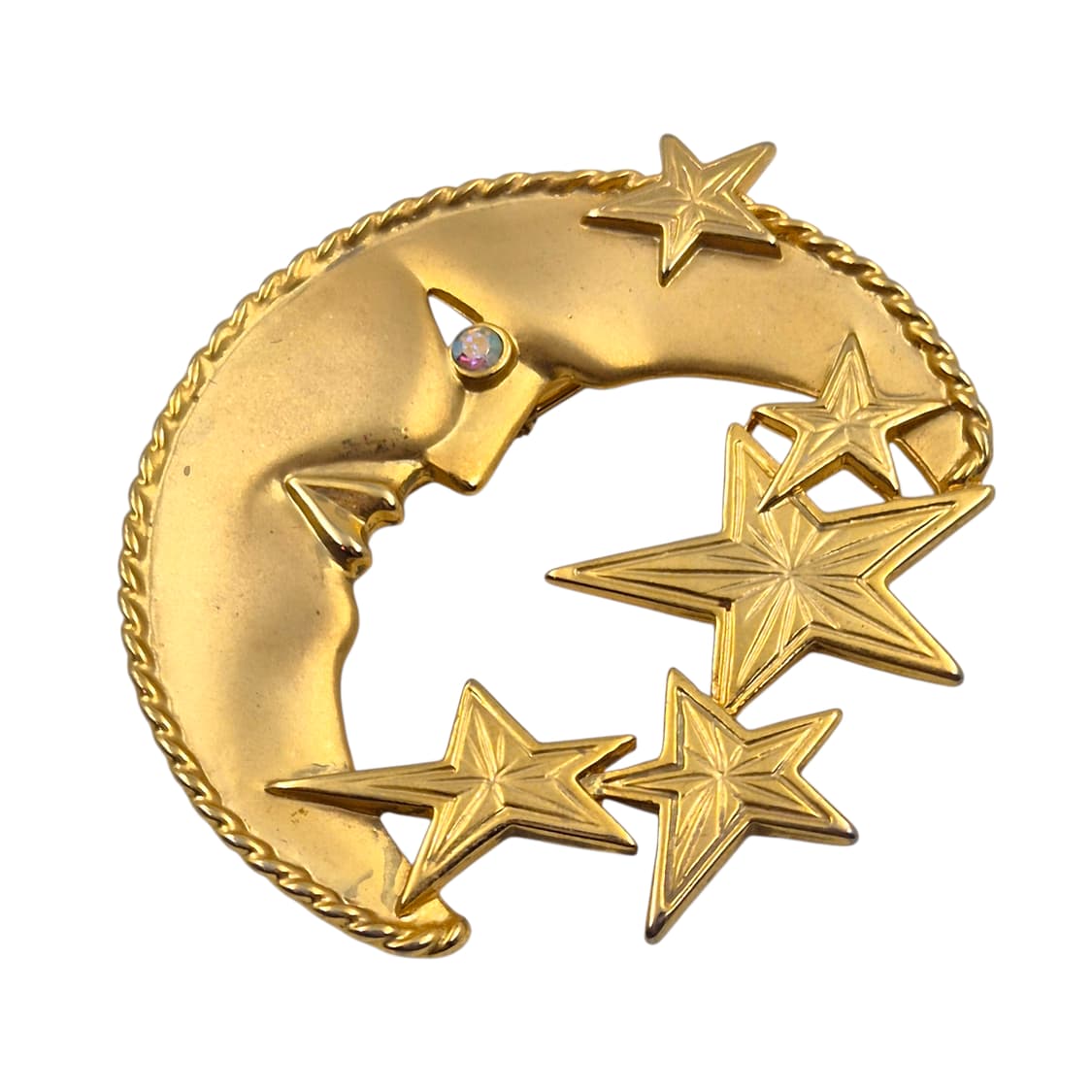 70s 미국 코스튬 브라스 밤하늘 브로치 상품이미지3