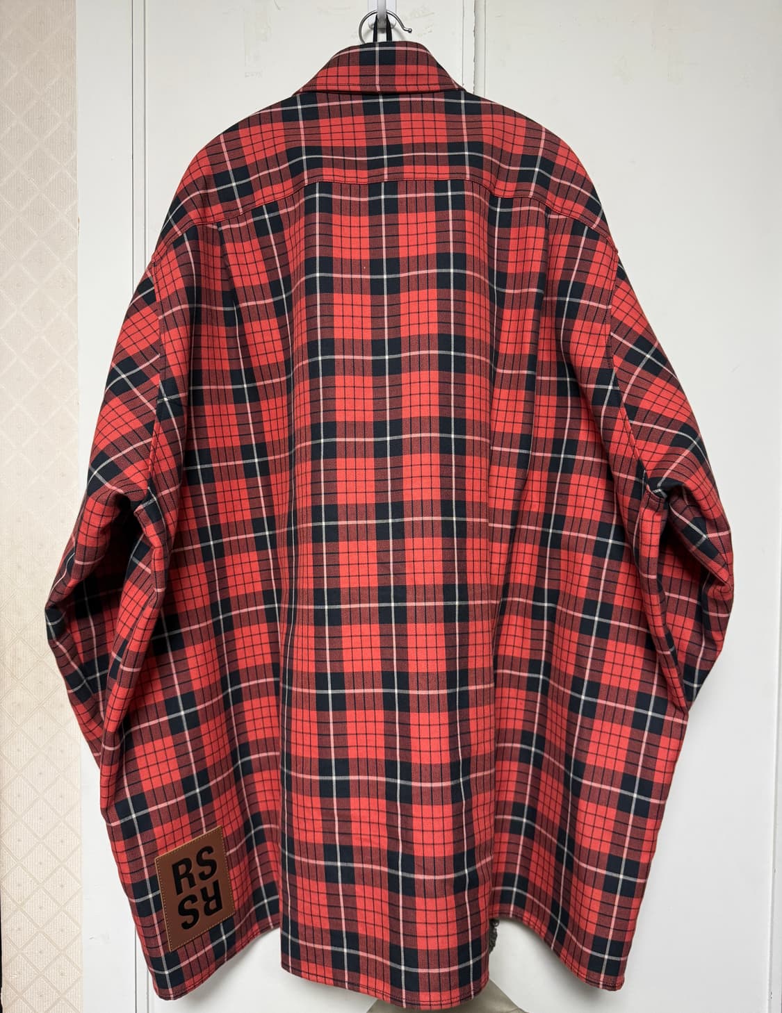 라프시몬스 18ss 이지핏 패치 데님셔츠 S 상품이미지8