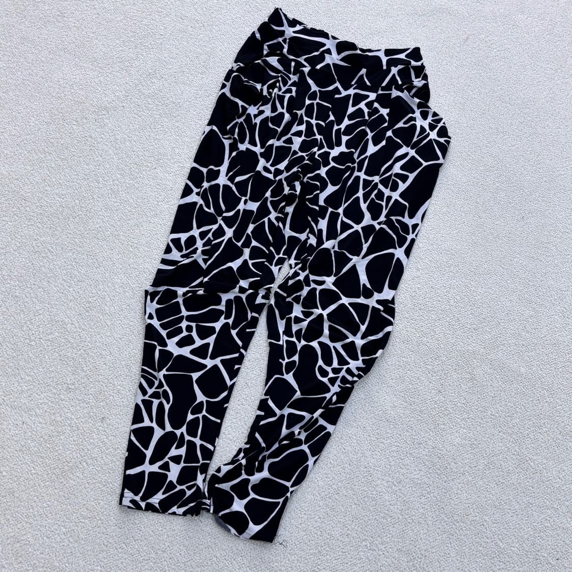 실측확인 빈티지 기린무늬 팬츠 0423E 상품이미지1