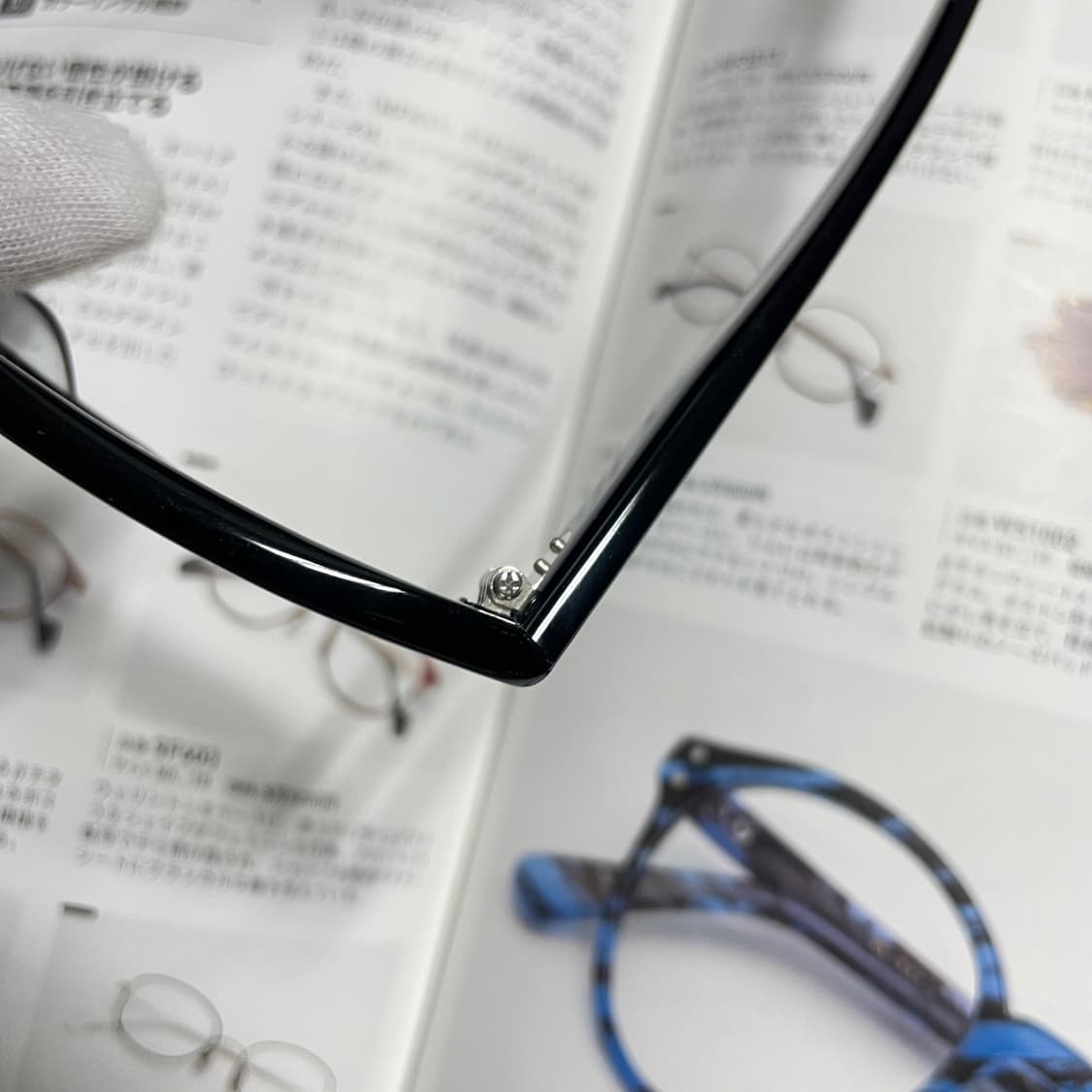 銘品晴夫作 하루오사쿠 일본 장인 뿔테 안경 상품이미지4