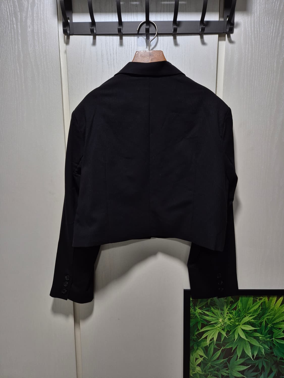 (세일)(새상품)LOiNG 블랙 크롭 자켓 상품이미지10