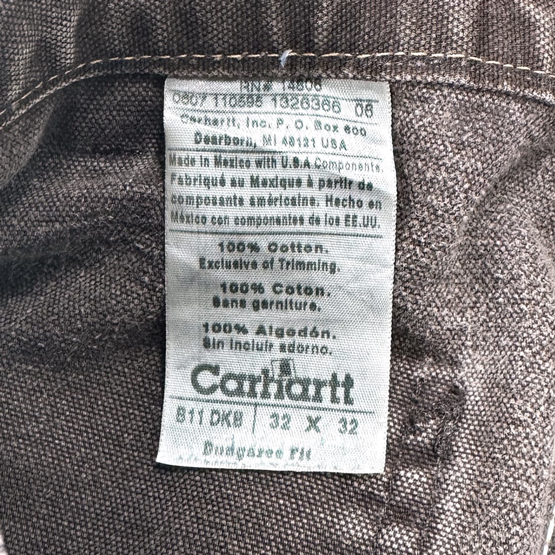 칼하트 B11 싱글니 카펜터 판매 합니다. 상품이미지9