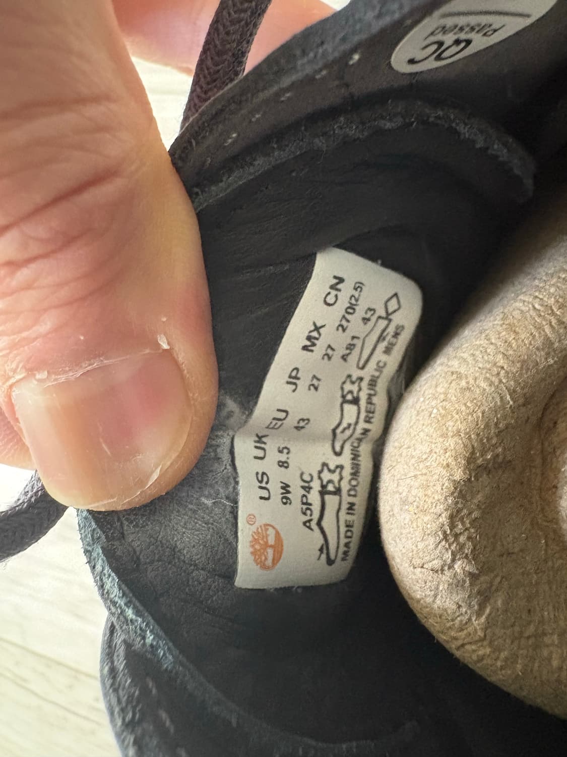 팀버랜드 3아이 보트슈즈 그레이 270 상품이미지7