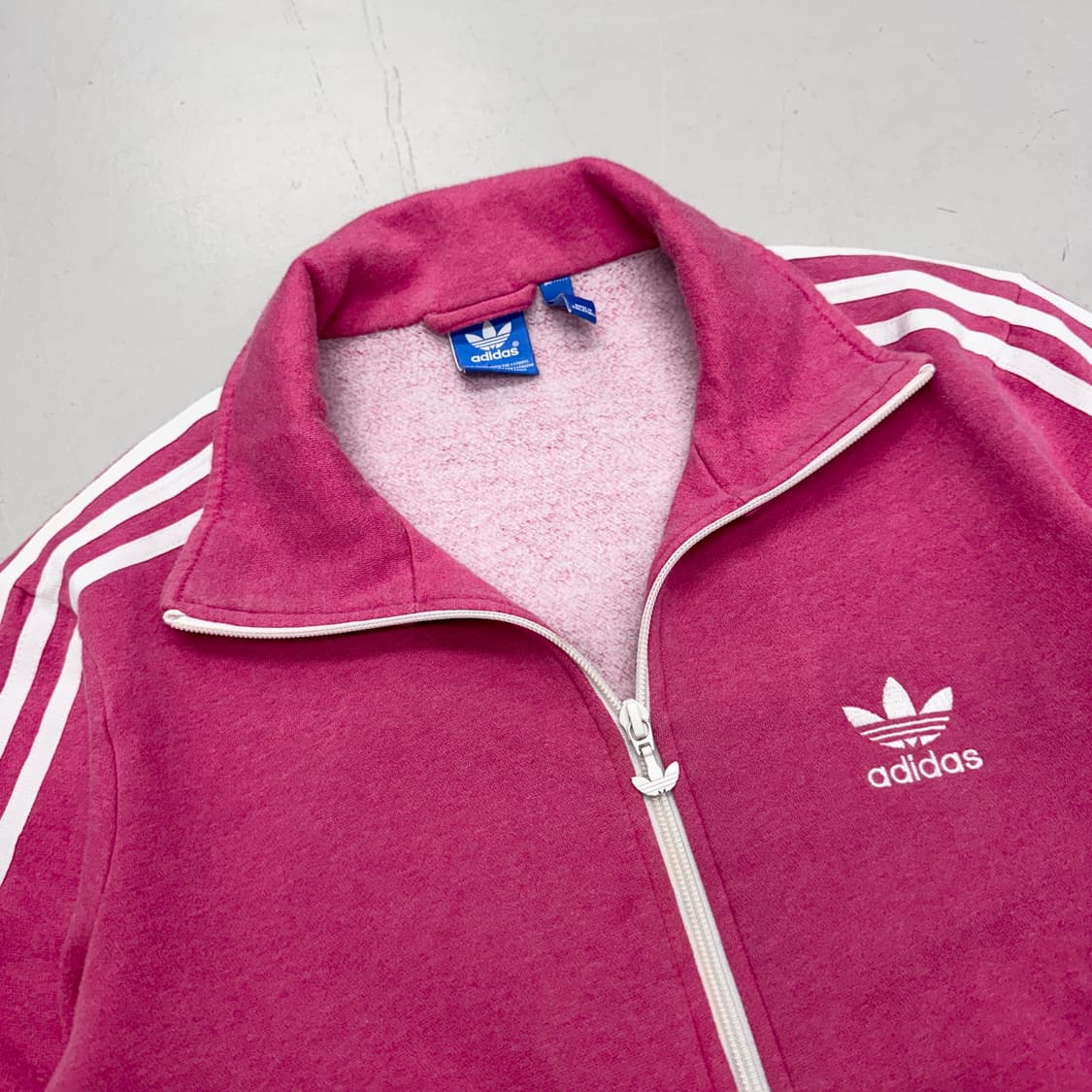 아디다스 빅로고 파이어버드 핑크 트랙탑 져지 상품이미지4