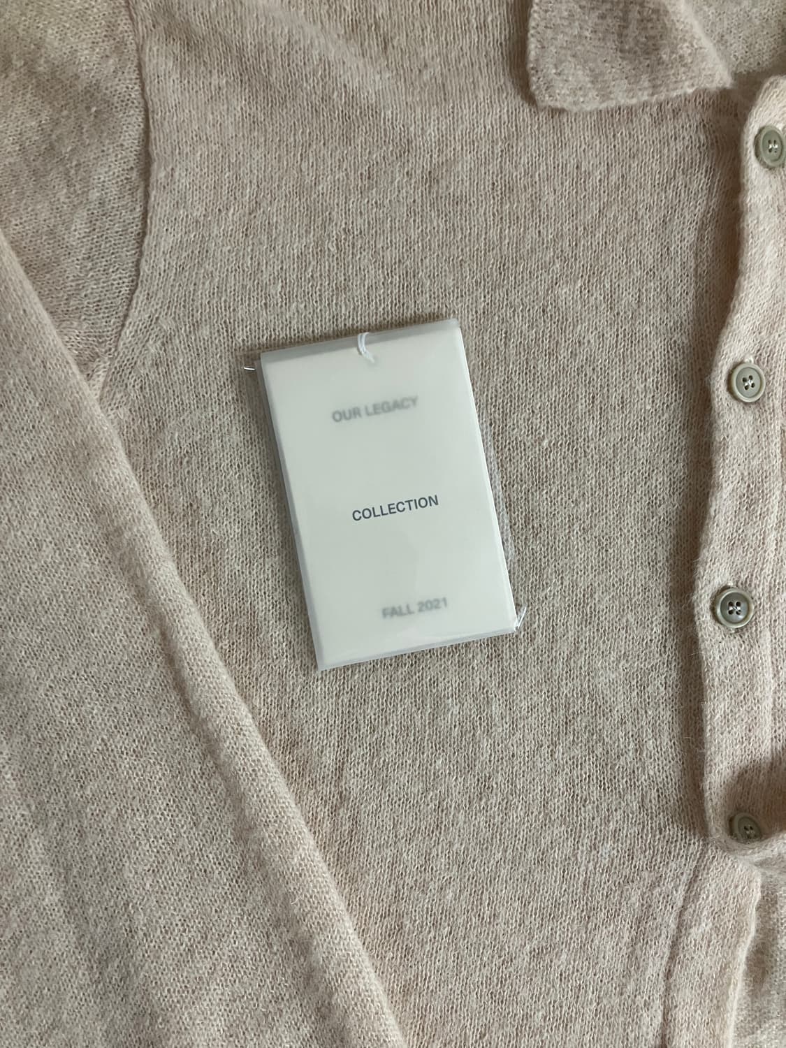 아워레가시 21FW 이브닝 폴로 가디건 카멜 46 상품이미지6