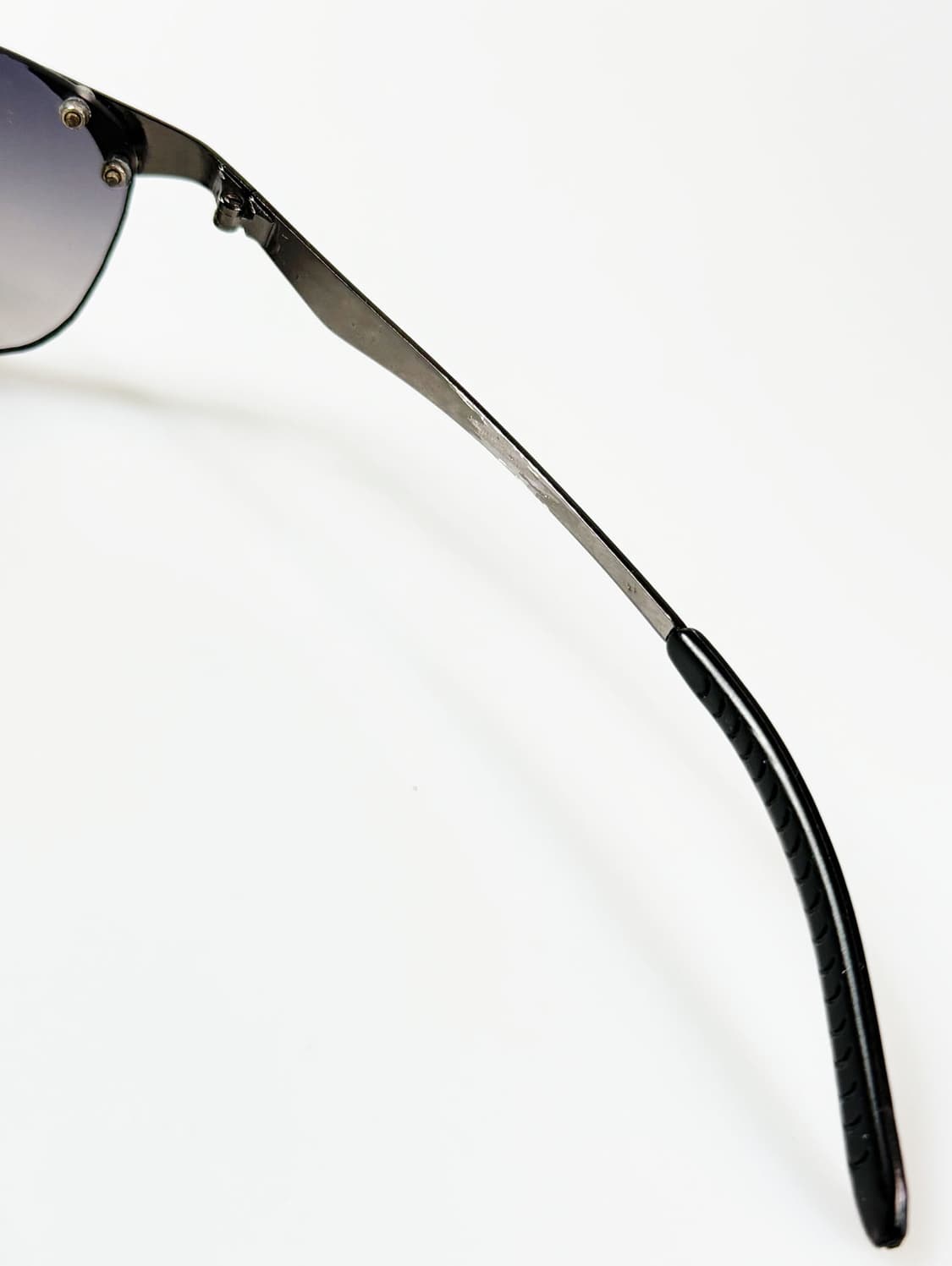 90s 퓨처리스틱 메탈릭 무테 스퀘어 빈티지 선글라스 상품이미지6