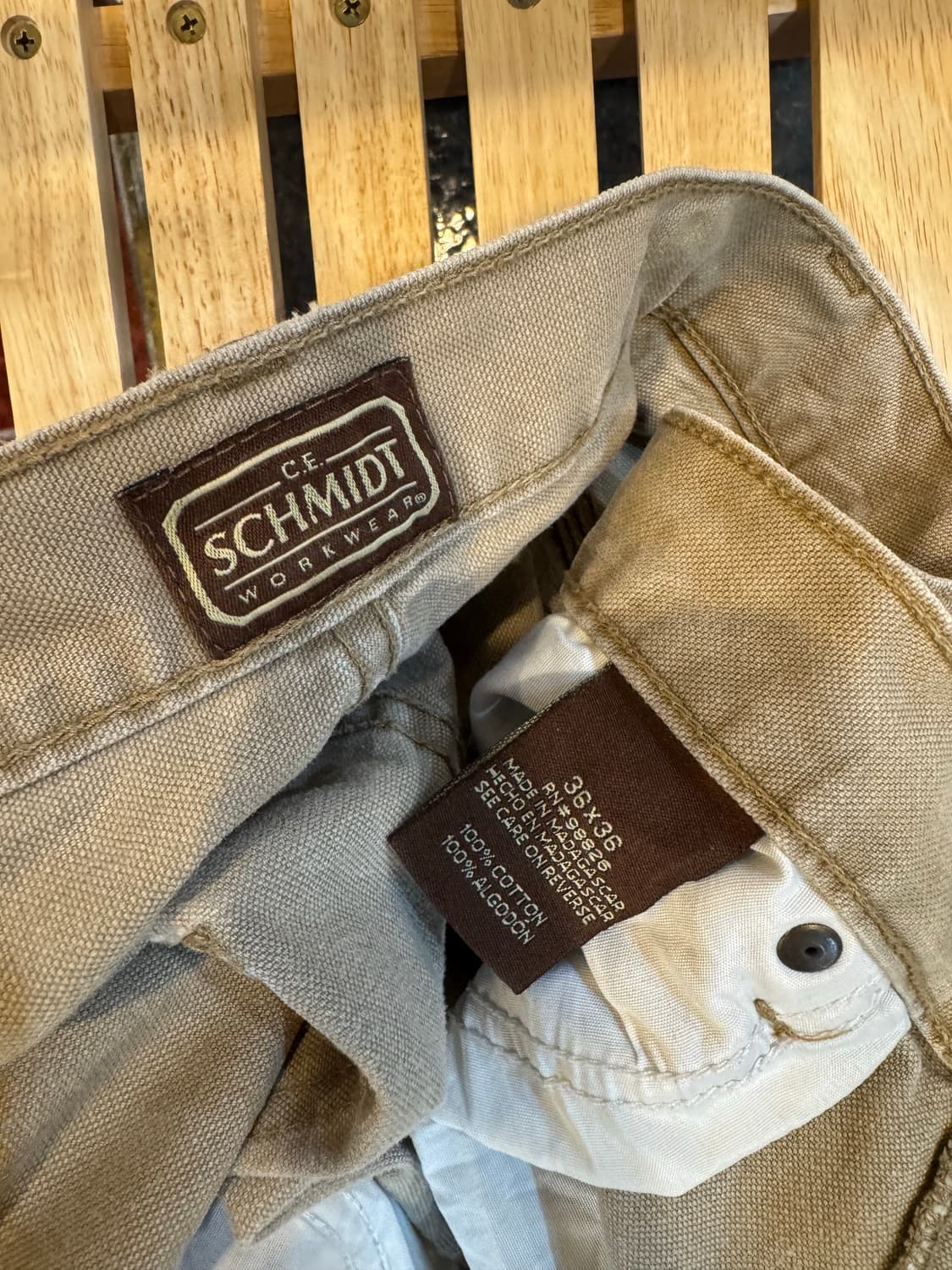 C.E. Schmidt Workwear 슈미츠 싱글니 팬츠 36in 상품이미지10