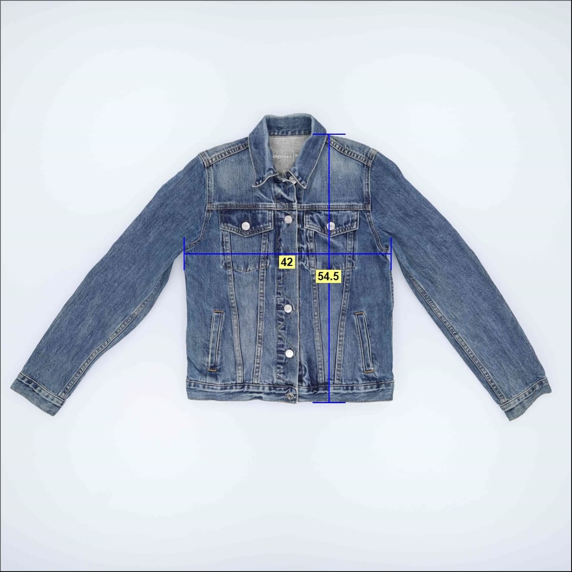 [S] 갭 여성 데님자켓 청자켓 0105H1 상품이미지5