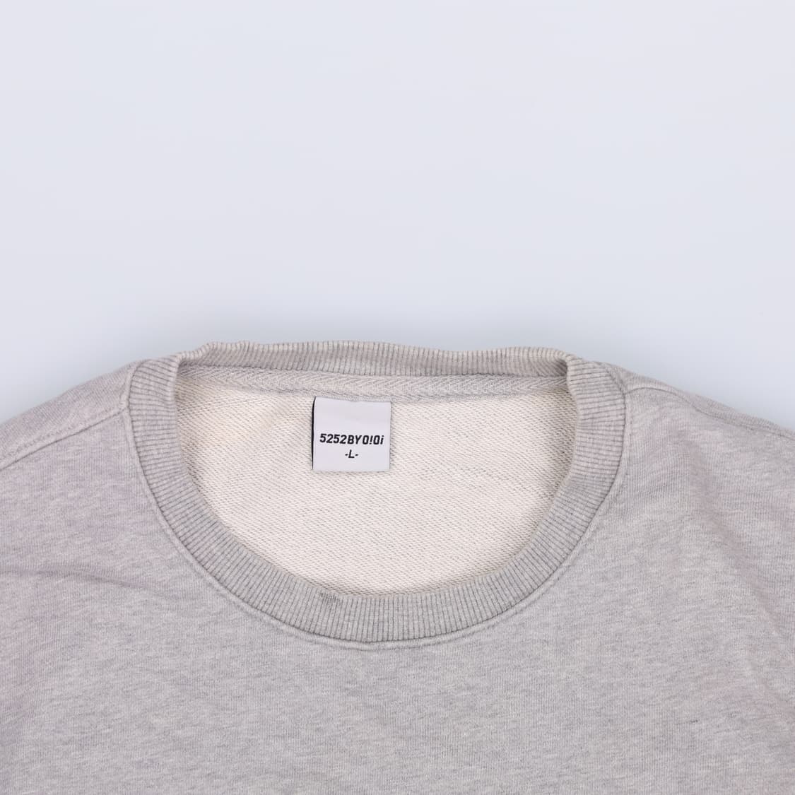 [L] 오아이오아이 OIOI 라운드 맨투맨 1222J 상품이미지4