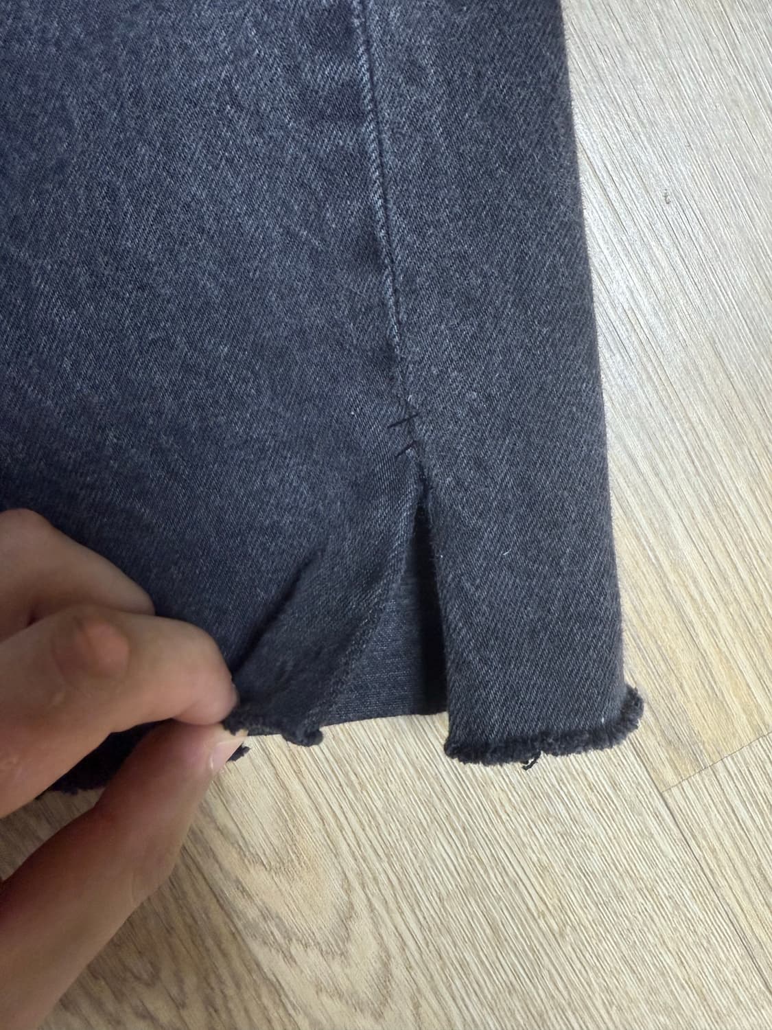 90s 미제 리바이스 501 흑청 데님팬츠 36x30 상품이미지3