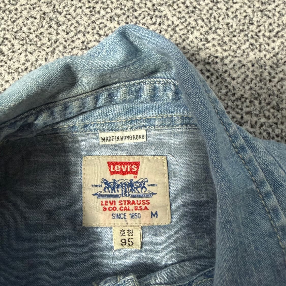 리바이스 웨스턴 데님 셔츠 상품이미지3