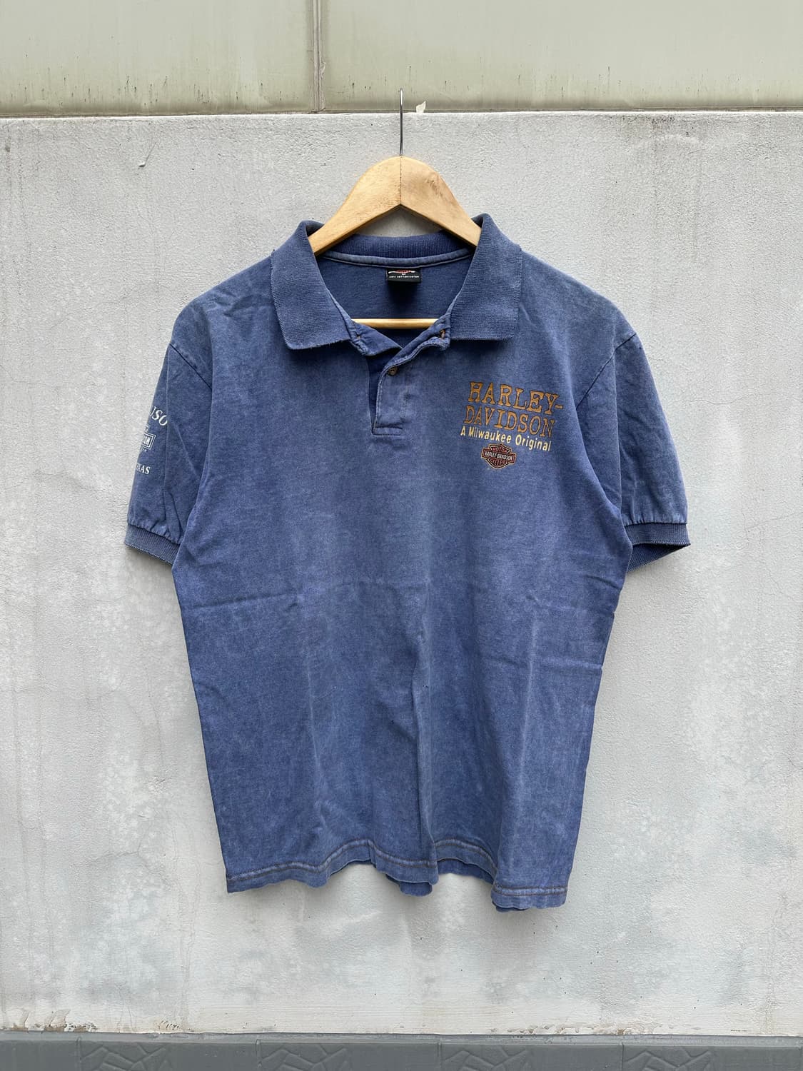 [할리데이비슨] •90s Vintage Polo Shirt 상품이미지1