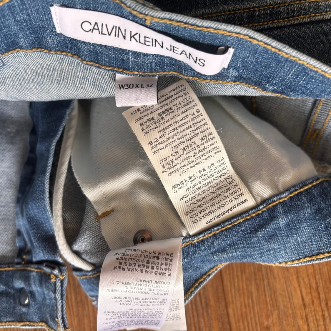 28 캘빈클라인 청바지 스판 데님 슬림 실루엣 여성  상품이미지7