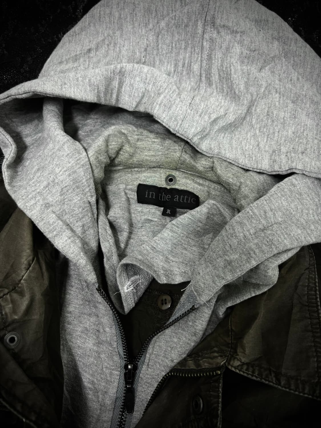 Grunge Gimmick Pocket Over-Fit 1/2 Grey  상품이미지9