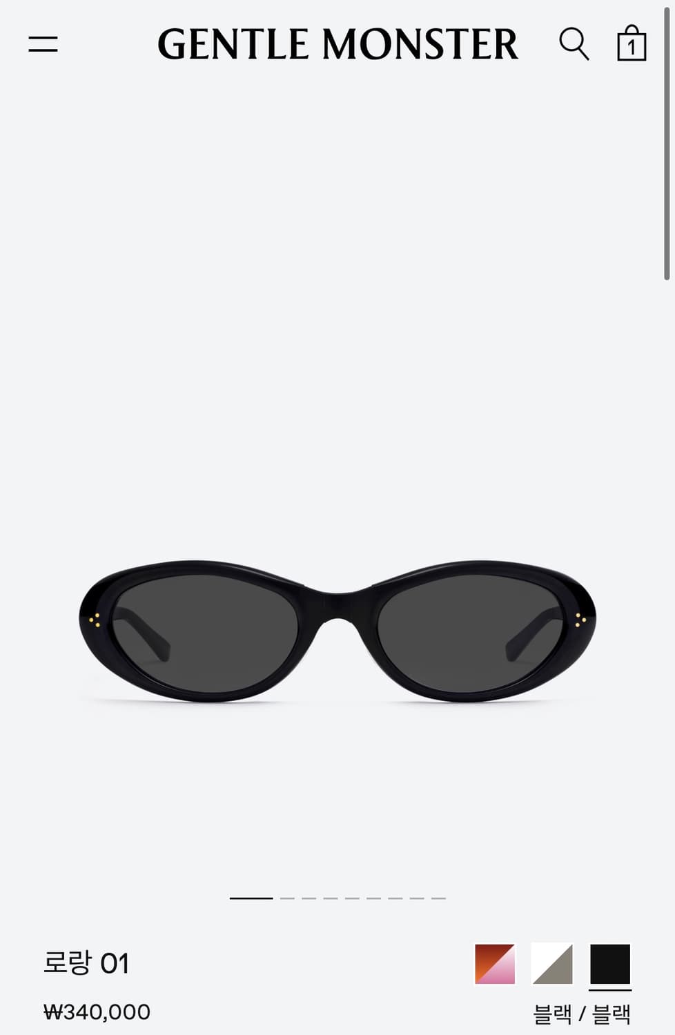 젠틀몬스터 로랑 새상품 상품이미지1