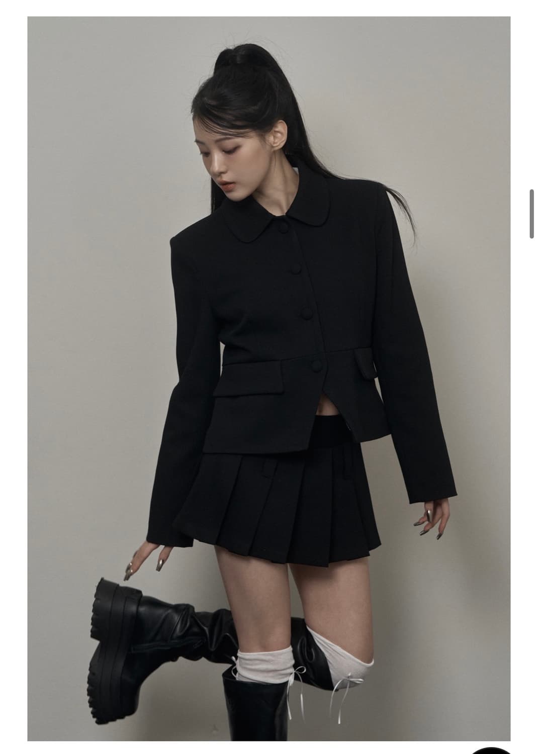 카키포인트 Tailored Jacket 블랙 상품이미지2